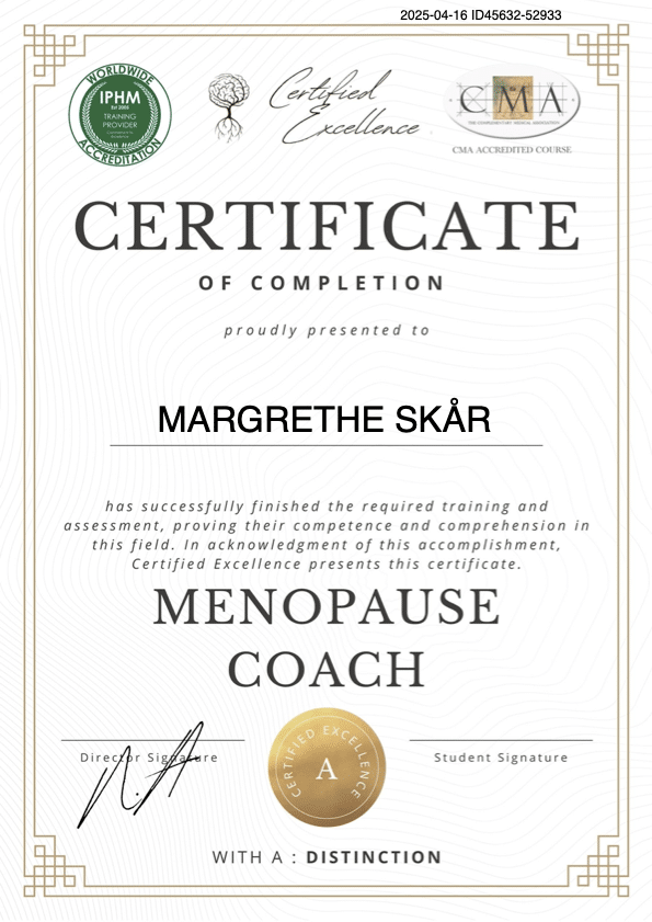 Menopause coach